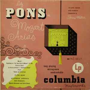 Download Lily Pons, Bruno Walter - Mozart Arias