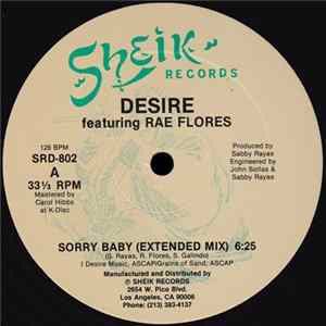 Download Desire featuring Rae Flores - Sorry Baby
