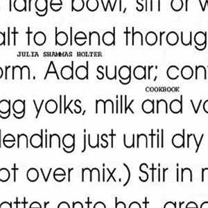 Download Julia Shammas Holter - Cookbook