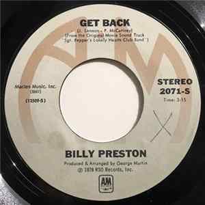 Download Billy Preston - Get Back / Space Race