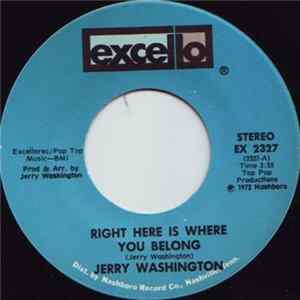 Download Jerry Washington - Right Here Is Where You Belong / In My Life I've Loved