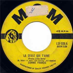 Download Connie Francis - La Seule Qui T'aime / Faut Pas Faire Ca