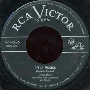 Download Dinah Shore With Henri René And His Orchestra And Chorus - Bella Musica / Blues In Advance