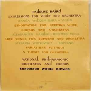 Download Tadeusz Baird - Expressions For Violin And Orchestra