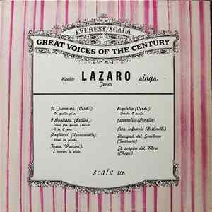 Download Hipólito Lázaro - Great Voices Of The Century - Hipolito Lazaro