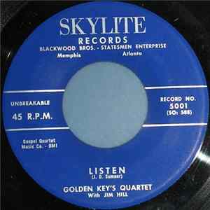 Download Golden Key's Quartet With Jim Hill - Listen / When I Meet You Up In Heaven