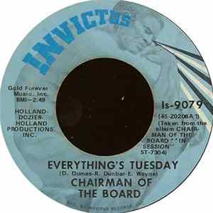 Download Chairman Of The Board - Everything's Tuesday / Patches