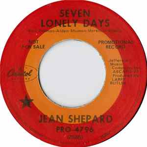Download Jean Shepard - Seven Lonely Days / Invisible Tears