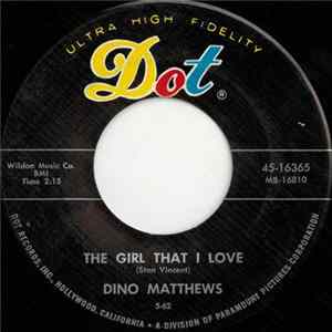 Download Dino Matthews - The Girl That I Love