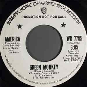 Download America - Green Monkey / She's Gonna Let You Down