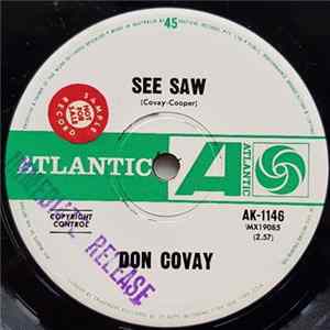 Download Don Covay - See Saw / I Never Get Enough Of Your Love