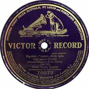 Download Victor Opera Quartet Accompaniment by Victor Orchestra - Rigoletto Quartet - Bella Figlia Dell' Amore