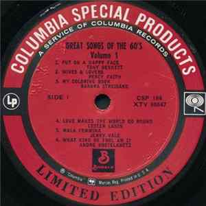 Download Various - Great Songs Of The 60's, Volume 1