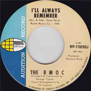 Download The B M O C - I'll Always Remember / Bring Back The Time