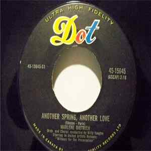 Download Marlene Dietrich - Another Spring, Another Love / Near You