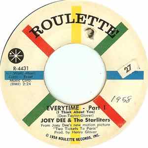 Download Joey Dee & The Starliters - Everytime (I Think About You)