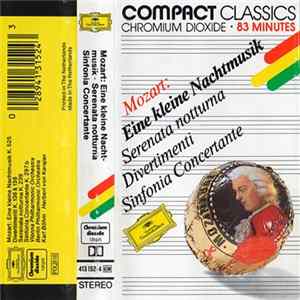 Download Mozart - Eine Kleine Nachtmusik - Serenata Notturna - Divertimenti - Sinfonia Concertante