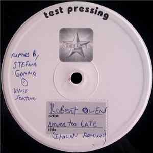 Download Robert Owens - Never Too Late (The Italian Remixes)