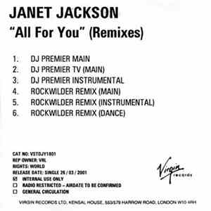 Download Janet Jackson - All For You (Remixes)