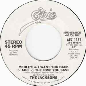 Download The Jacksons - Medley: I Want You Back / ABC / The Love You Save