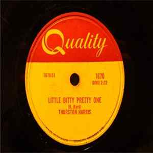 Download Thurston Harris - Little Bitty Pretty One / I Hope You Won't Hold It Against Me
