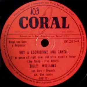 Download Billy Williams / Cuarteto Billy Williams - Voy A Escribirme Una Carta = I'm Gonna Sit Right Down And Write Myself A Letter / Sígueme = Follow Me