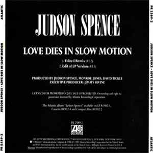 Download Judson Spence - Love Dies In Slow Motion