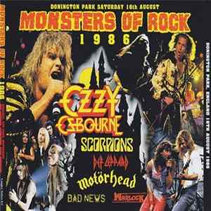 Download Ozzy Osbourne, Scorpions, Def Leppard, Motörhead, Bad News , Warlock - Monsters Of Rock 1986
