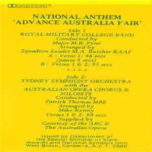Download Various - National Anthem - 'Advance Australia Fair'