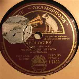 Download Mezz Mezzrow And His Orchestra - Apologies / Sendin' The Vipers