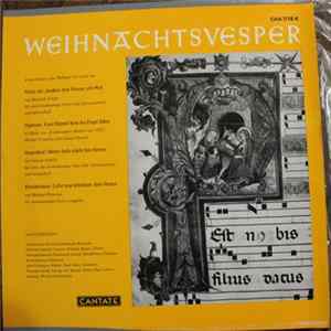 Download Kantorei Dei Kirchenmusikschule Hannover, Werner Immelmann - Weihnachtsvesper