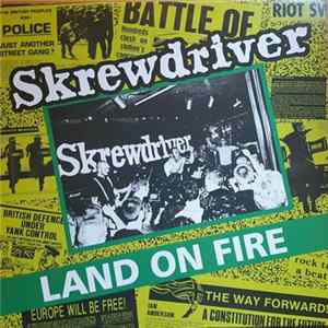 Download Skrewdriver - Land On Fire