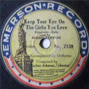 Download Marie Fenton / William Sloane - Keep Your Eye On The Girlie You Love / Naughty, Naughty, Naughty