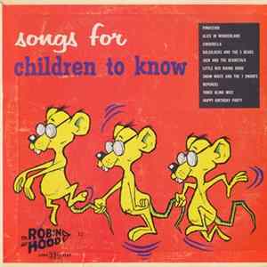 Download Unknown Artist - Songs For Children To Know
