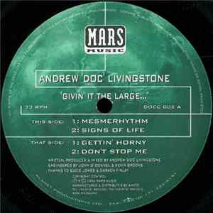 Download Andrew 'Doc' Livingstone - Givin' It The Large...