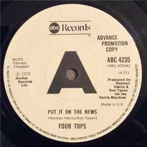 Download Four Tops - Put It On The News / Put It On The News (Special DJ Edited Version)