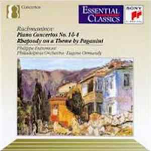 Download Rachmaninov - Philippe Entremont, Philadelphia Orchestra, Eugene Ormandy - Piano Concertos 1 & 4 / Rhapsody On A Theme By Paganini