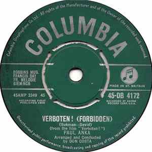 Download Paul Anka - Verboten! (Forbidden)