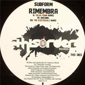 Download Subform - Rimembra