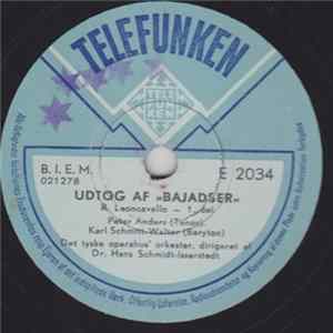 Download Schmitt-Walter, Anders, Spletter, Leoncavallo - Udtog Af "Bajadser" Sung In German