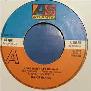 Download Major Harris - Love Won't Let Me Wait