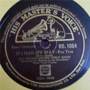 Download Ivy Benson And Her Girls' Band - If I Had My Way / Tell Me The Truth