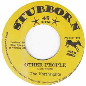 Download The Forthrights And King Django - Other People / Anywhere I Roam