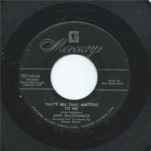 Download Ann McCormack - That's All That Matters To Me