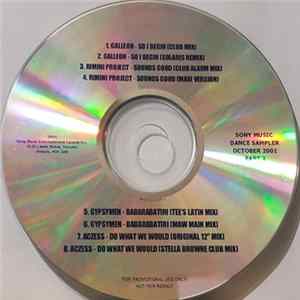 Download Various - Sony Music Dance Sampler October 2001 Part 2