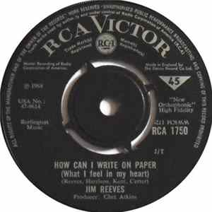 Download Jim Reeves - How Can I Write On Paper (What I Feel In My Heart)