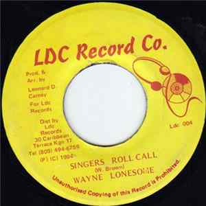 Download Wayne Lonesome - Singers Roll Call