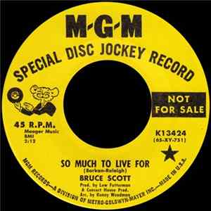 Download Bruce Scott - So Much To Live For