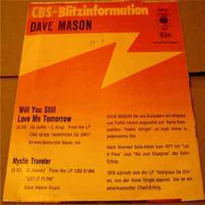 Download Dave Mason - Will You Still Love Me Tomorrow