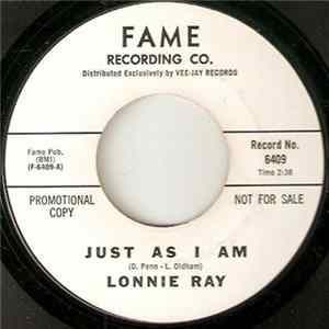 Download Lonnie Ray - Just As I Am / Diamonds